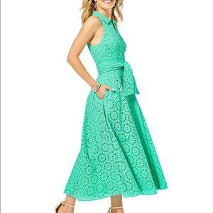 Chrisella Midi Shirtdress NWT size 2 - Lilly Pulitzer Gustavia Mint  Green
